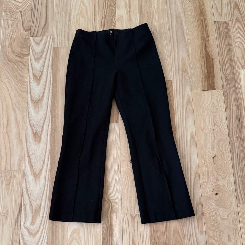 Banana Republic Black CROP FLARE EVERYWHERE PONTE PULL-ON PANT